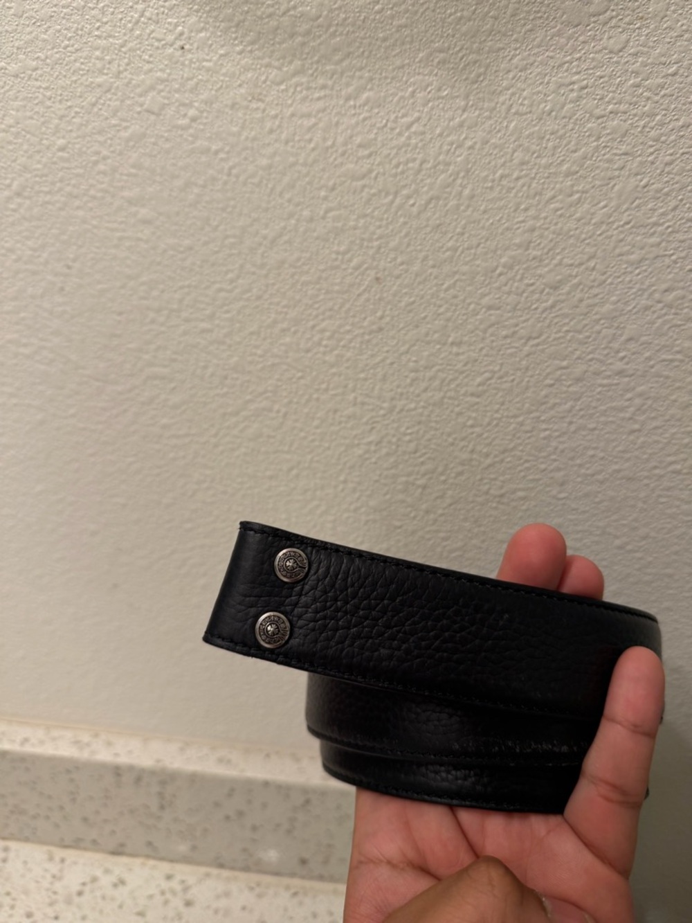 Chrome Hearts Leather Belt